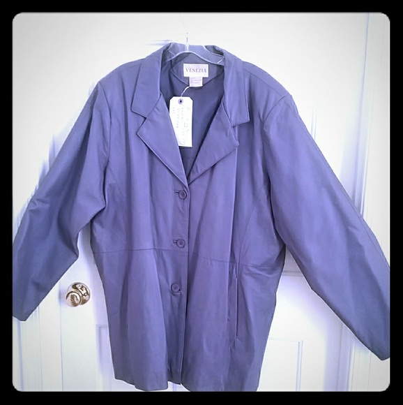 Venezia Jackets & Blazers - Venezia genuine leather 3/4 jacket # 116Ven